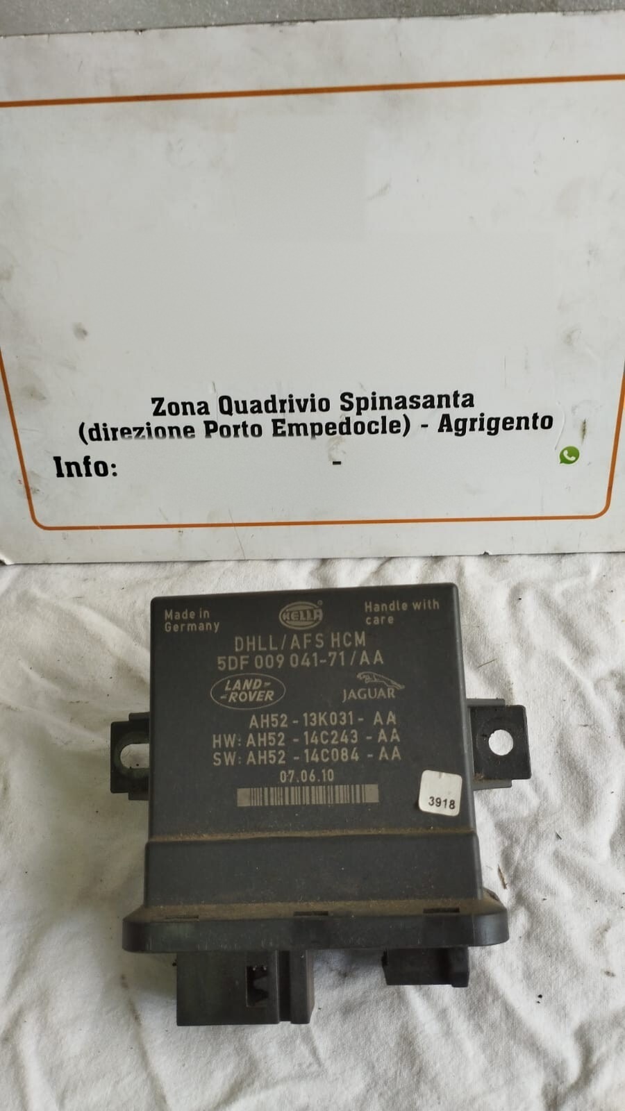 centralina luci fari modulo controllo - Immagine 1 di 3
