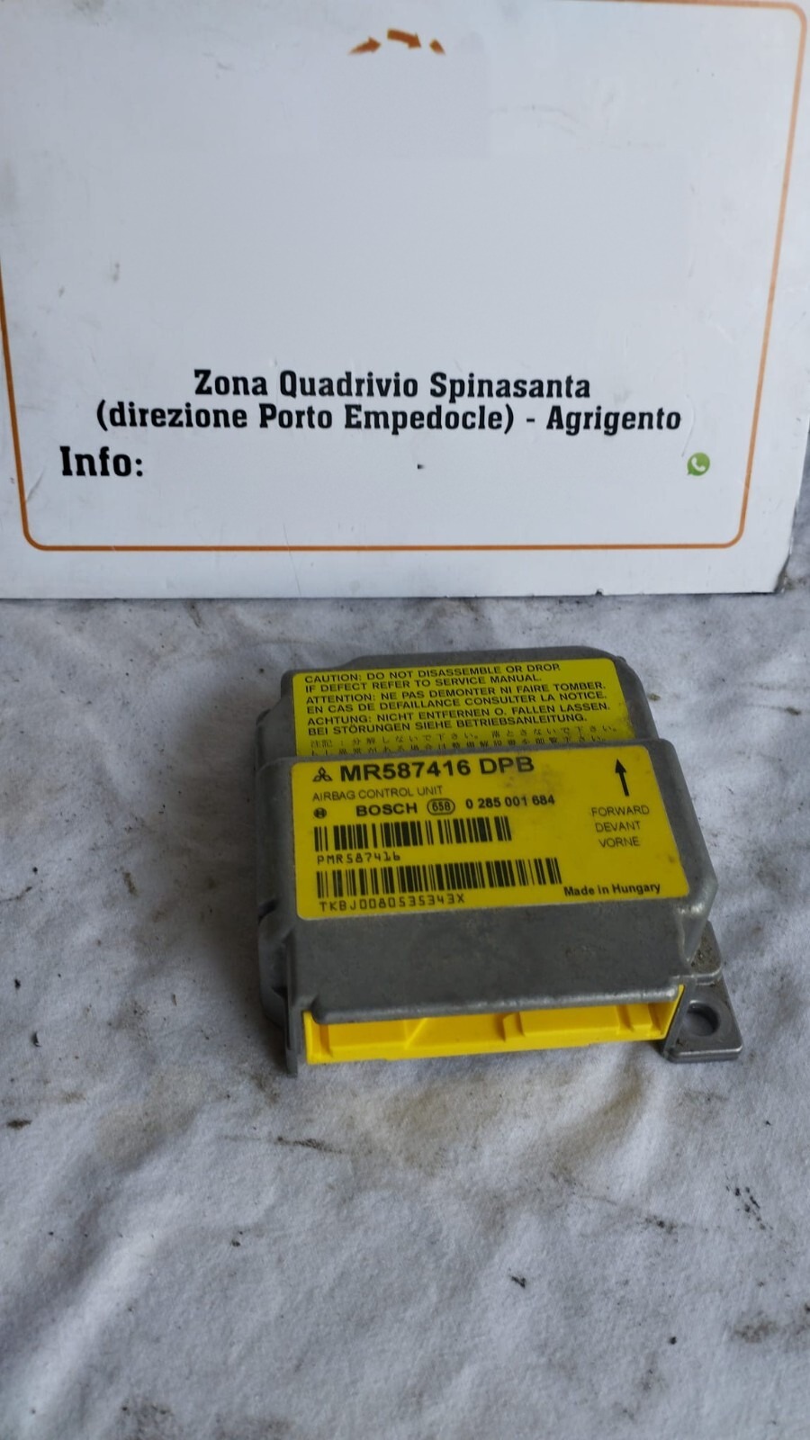 Centralina comando airbag - Immagine 1 di 3