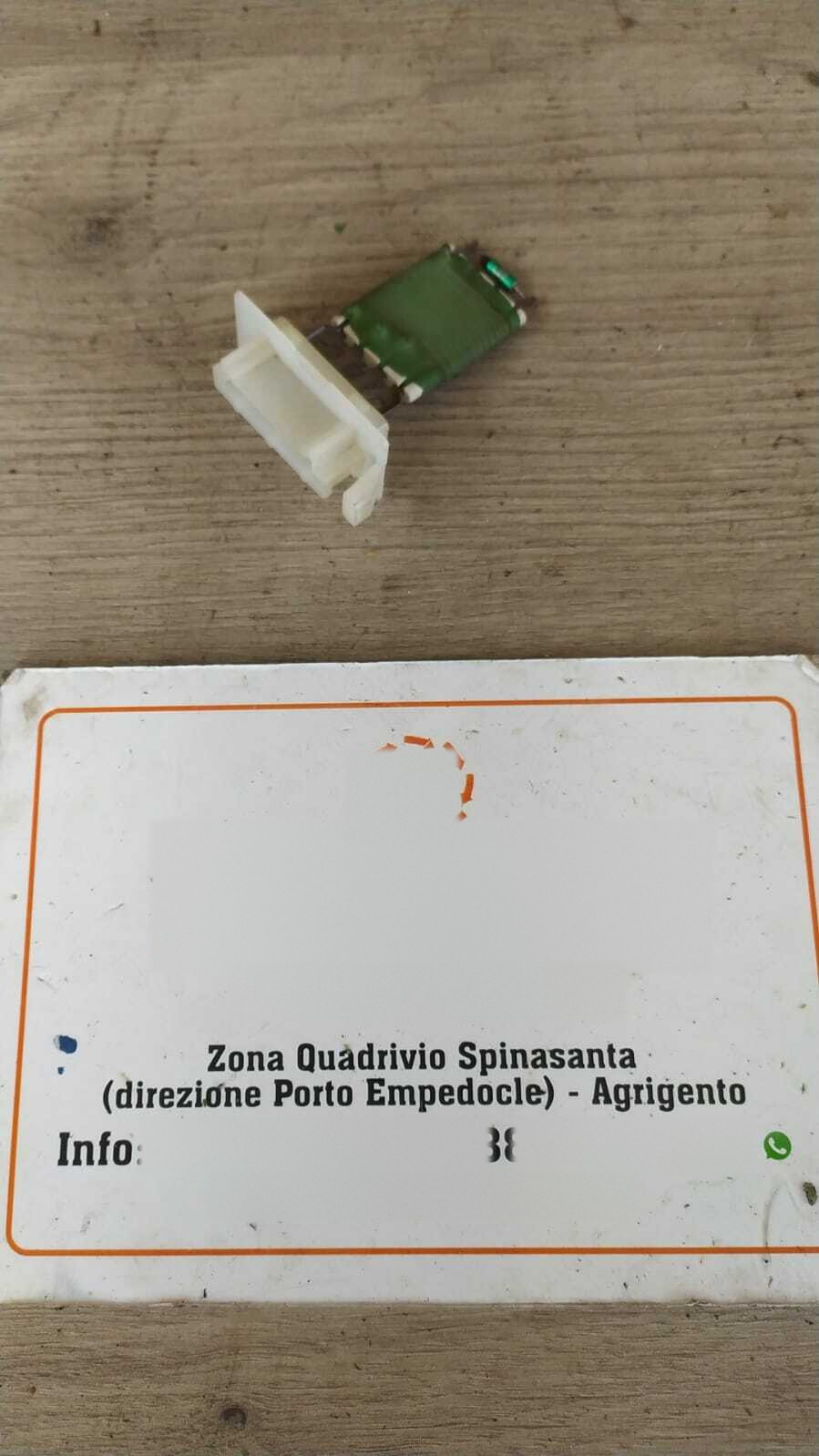 resistenza ventola stufa riscaldamento - Immagine 1 di 2