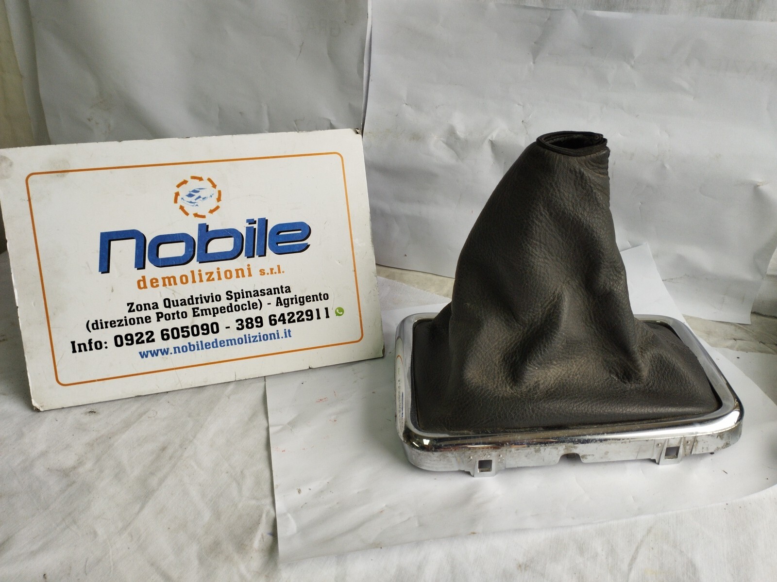 Cuffia Leva Cambio Cornice (Peugeot) 9646824577 Usato