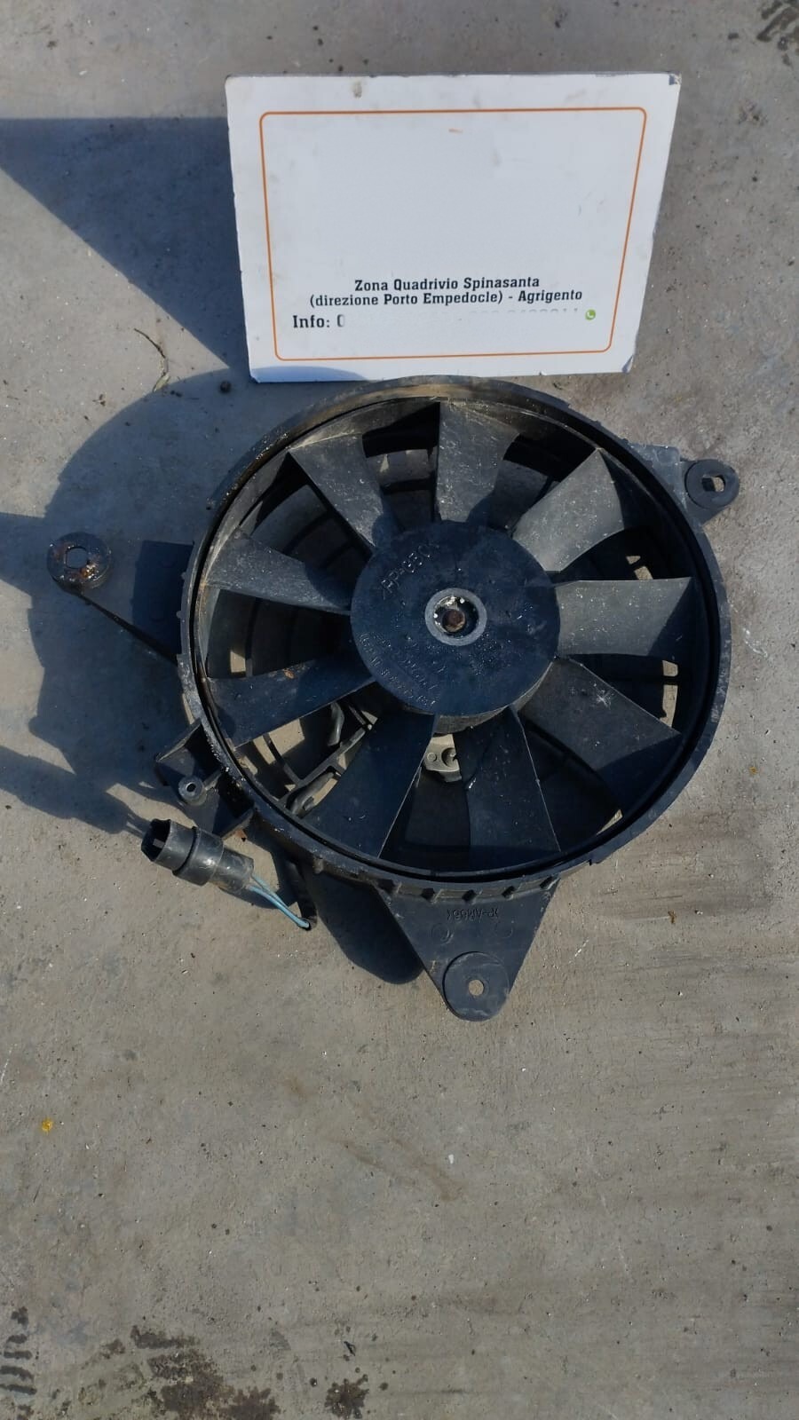 ventola elettroventola elettrica radiatore motore - Immagine 1 di 6