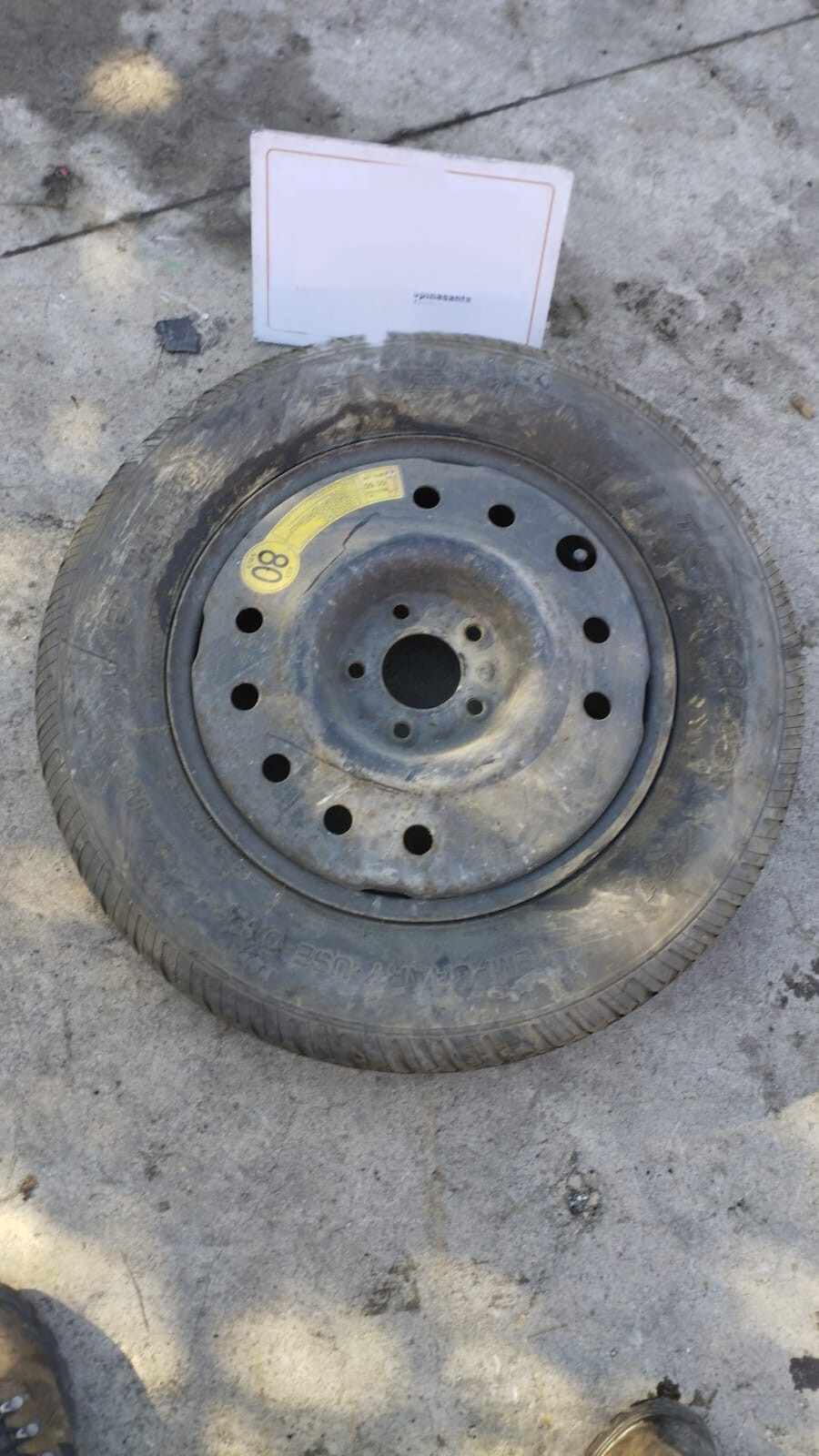 ruotino ruota scorta raggio 16 r16 - Immagine 1 di 7