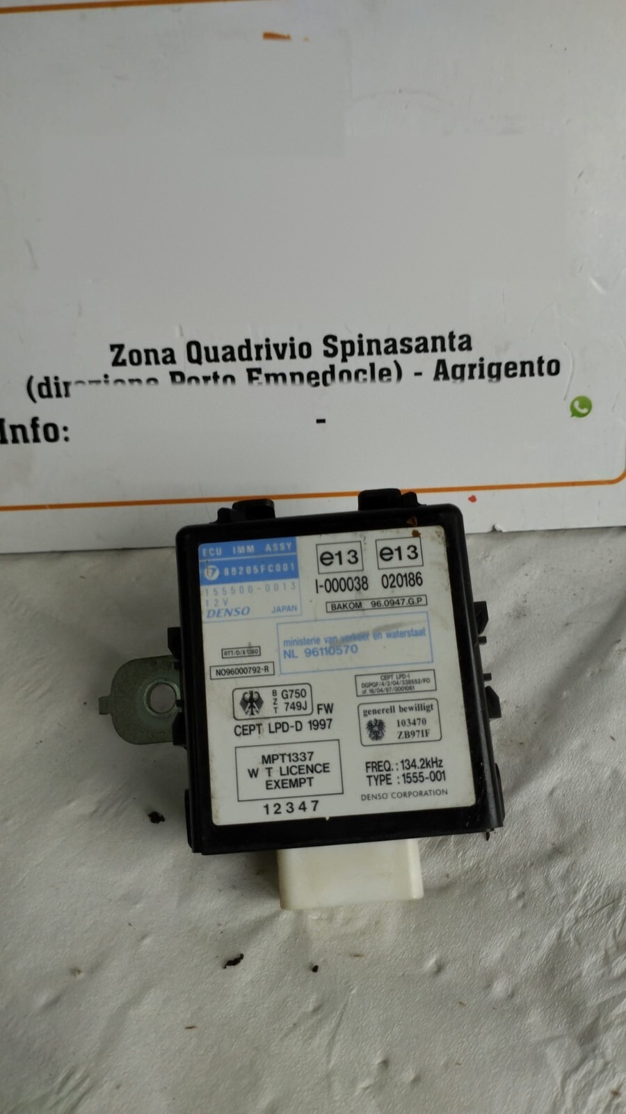 Centralina immobilizzatore - Immagine 1 di 4