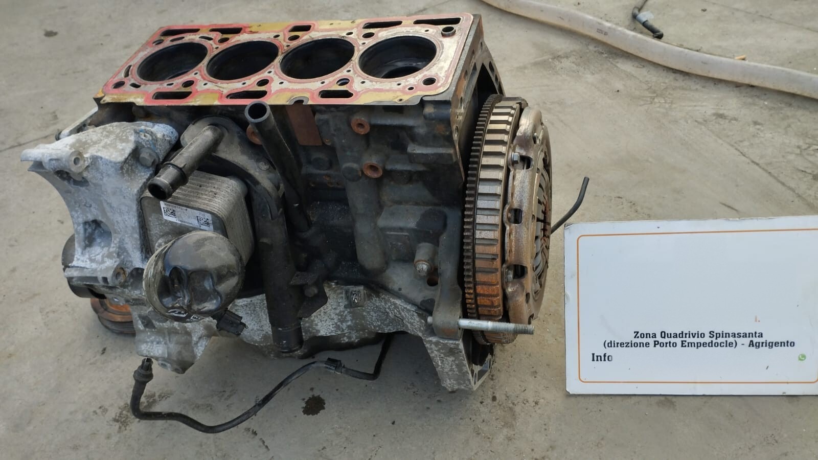 monoblocco motore coppa olio volano - Immagine 1 di 13