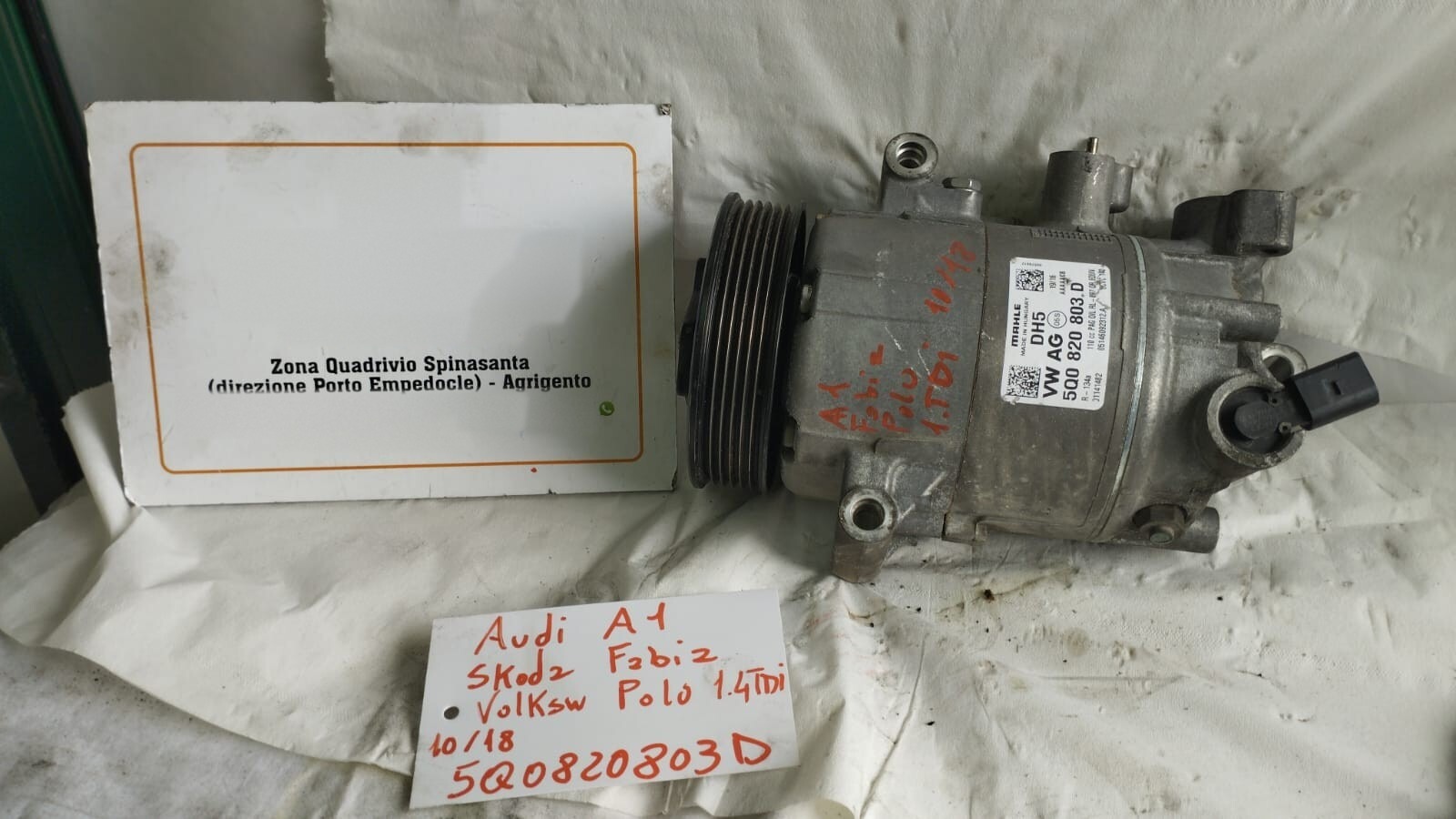 Compressore a/c - Immagine 1 di 9