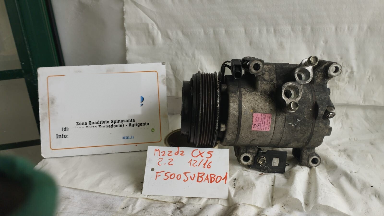 Compressore a/c - Immagine 1 di 8