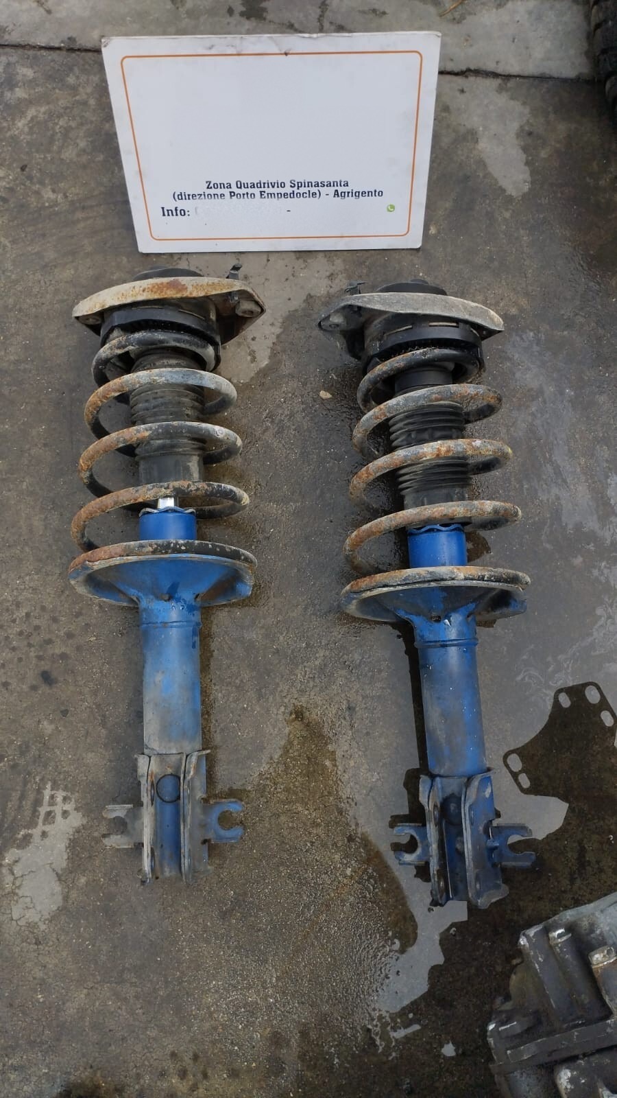 Coppia Ammortizzatore Molla Anteriore Fiat BARCHETTA (04/95>07/03<) Usato