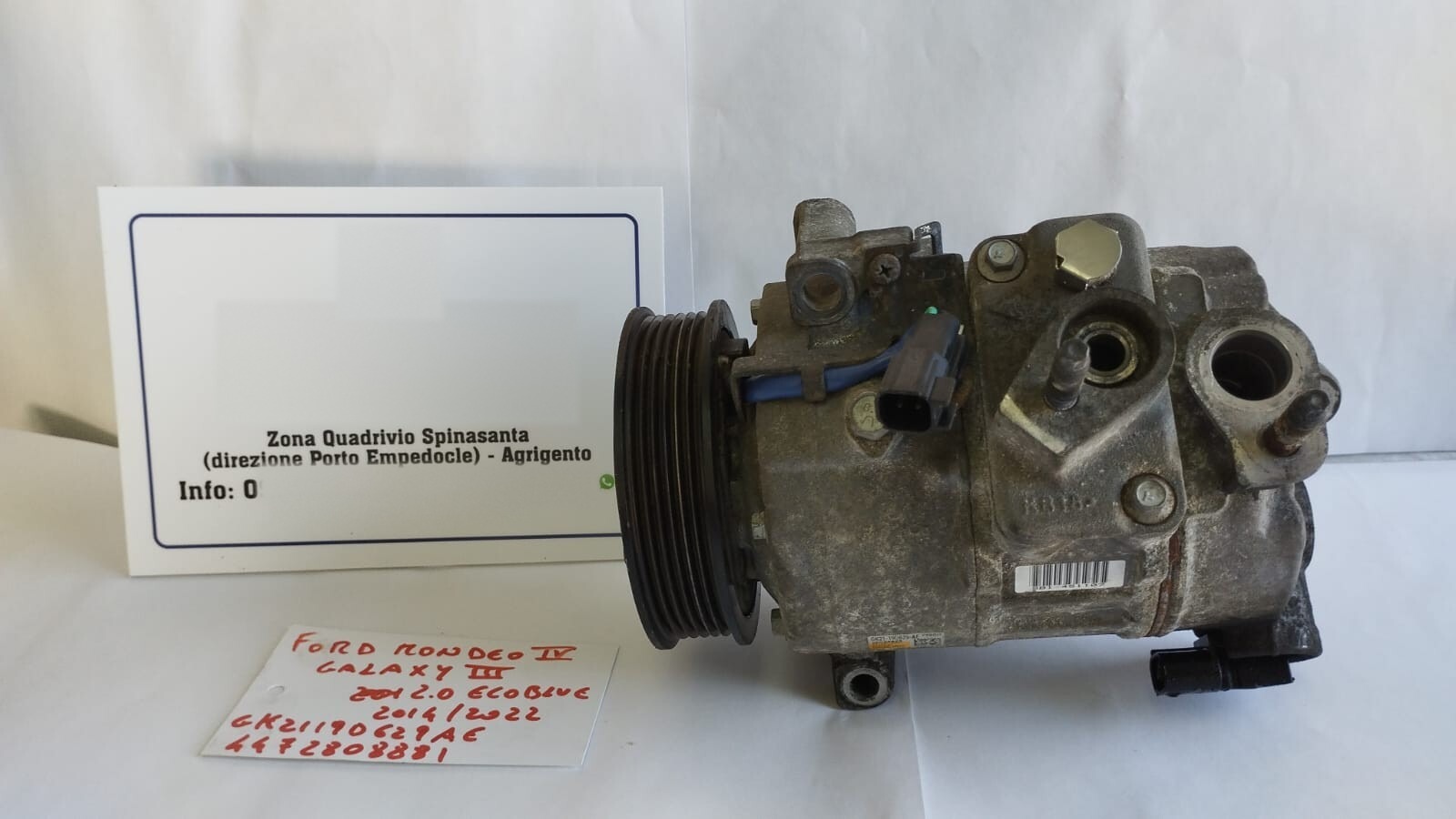 Compressore a/c - Immagine 1 di 8
