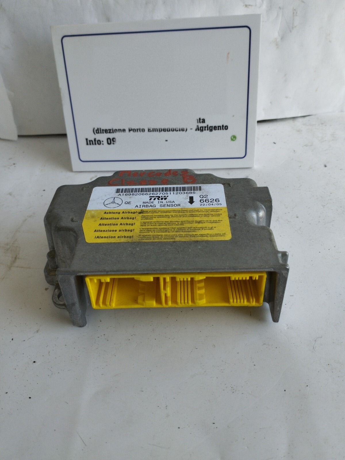 Centralina comando airbag - Immagine 1 di 5