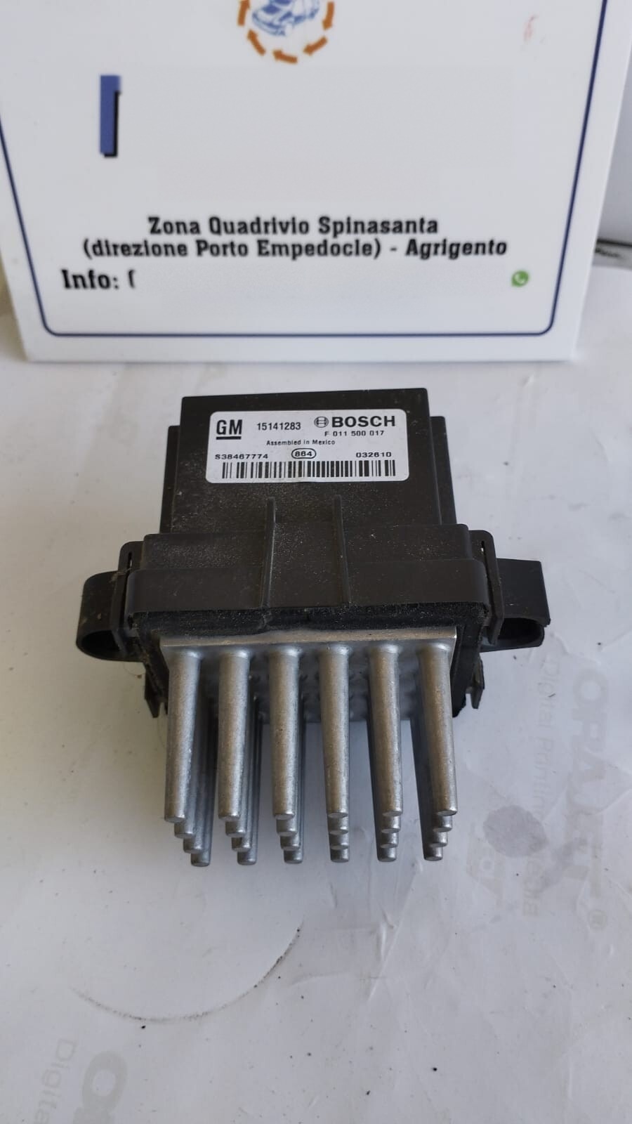 Resistenza Motorino Ventilazione Abitacolo Usato