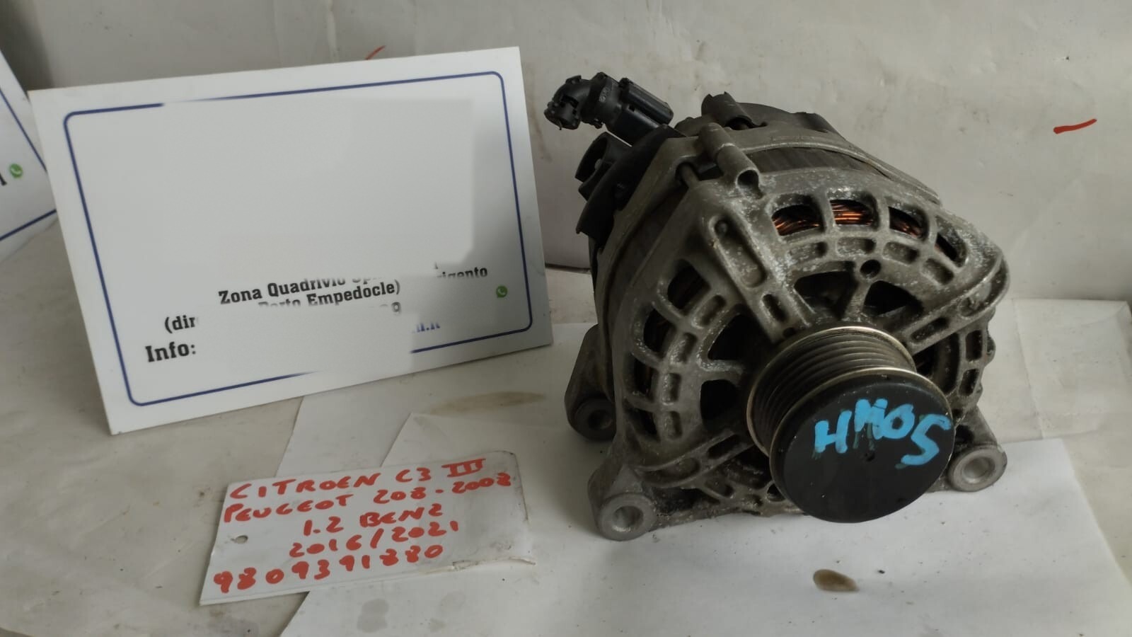 Alternatore (Citroen) 9809391880 Usato