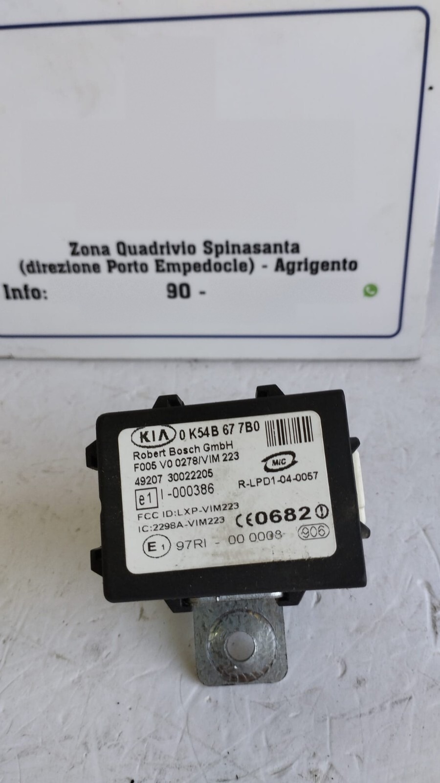 Centralina immobilizzatore - Immagine 1 di 2
