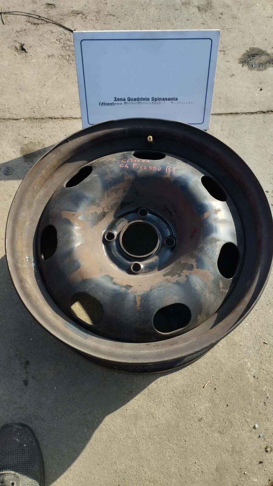 cerchi cerchio in ferro raggio 16 r16 - Immagine 1 di 7