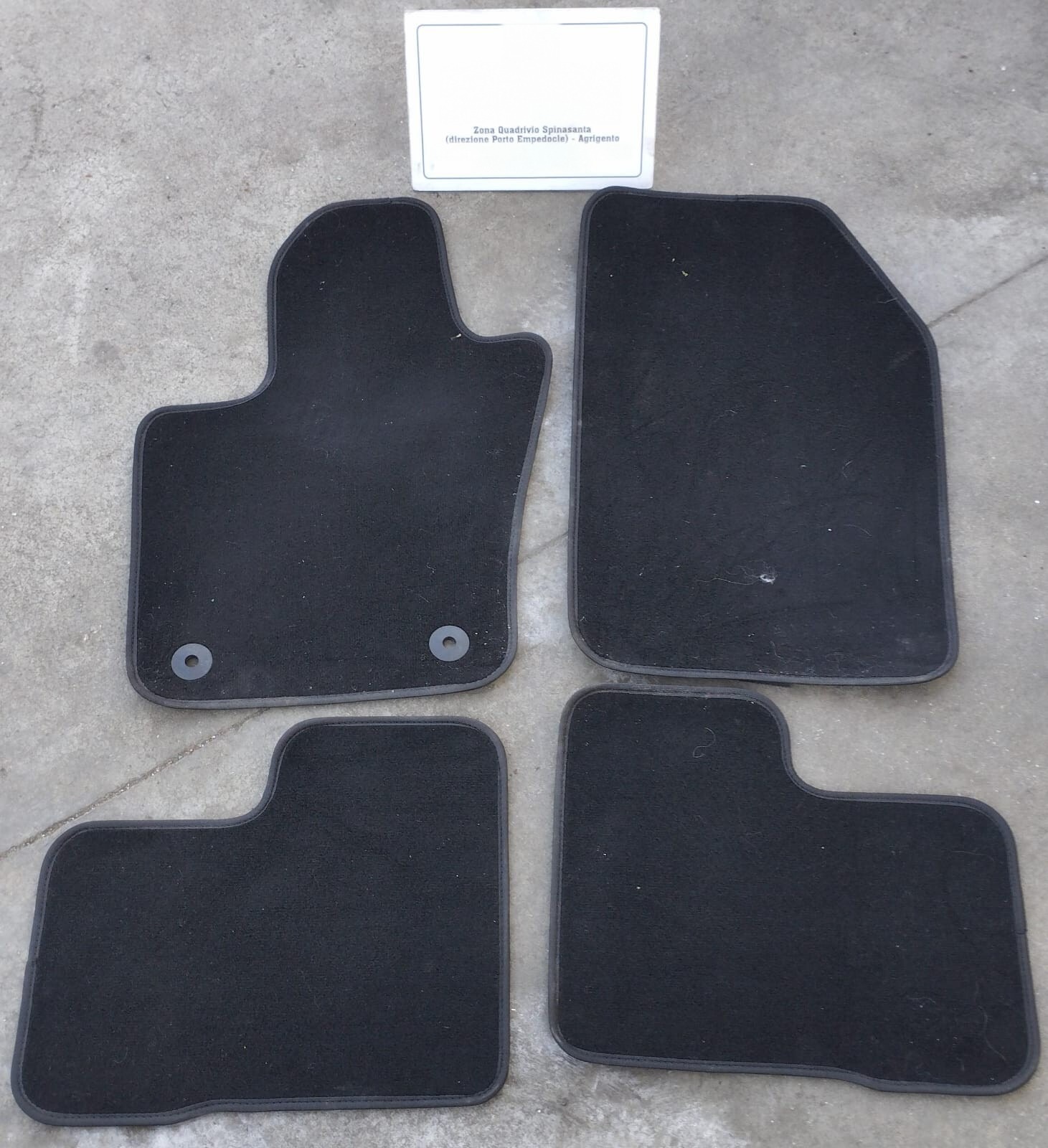 kit tappetino tappeto tappetini interno - Immagine 1 di 8