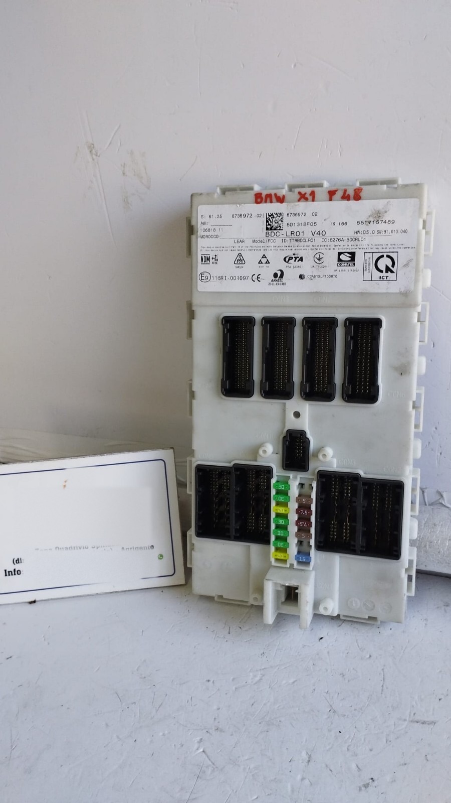 centralina body computer modulo di controllo porta fusibili - Immagine 1 di 4