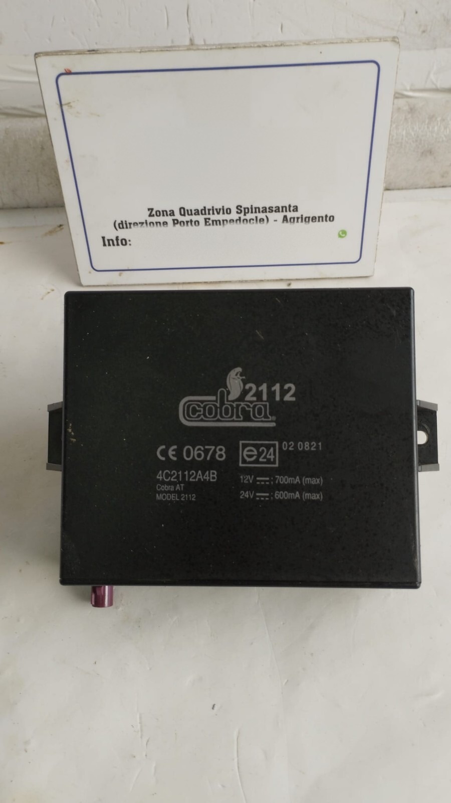 allarme satellitare - Immagine 1 di 4