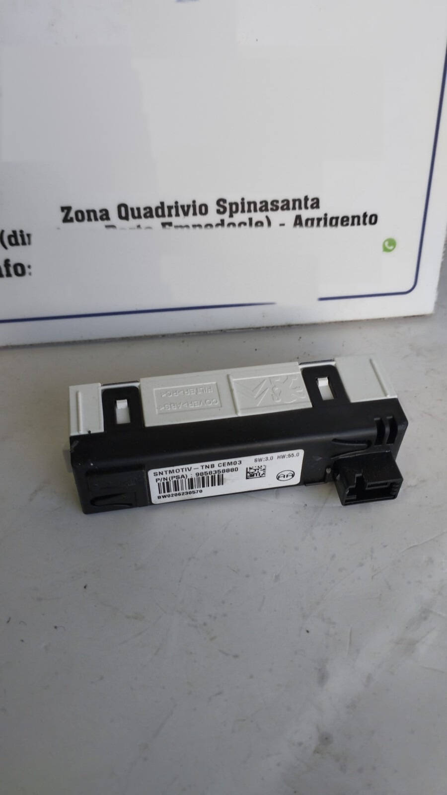 display spie cinture sicurezza plafoniera interna - Immagine 1 di 4