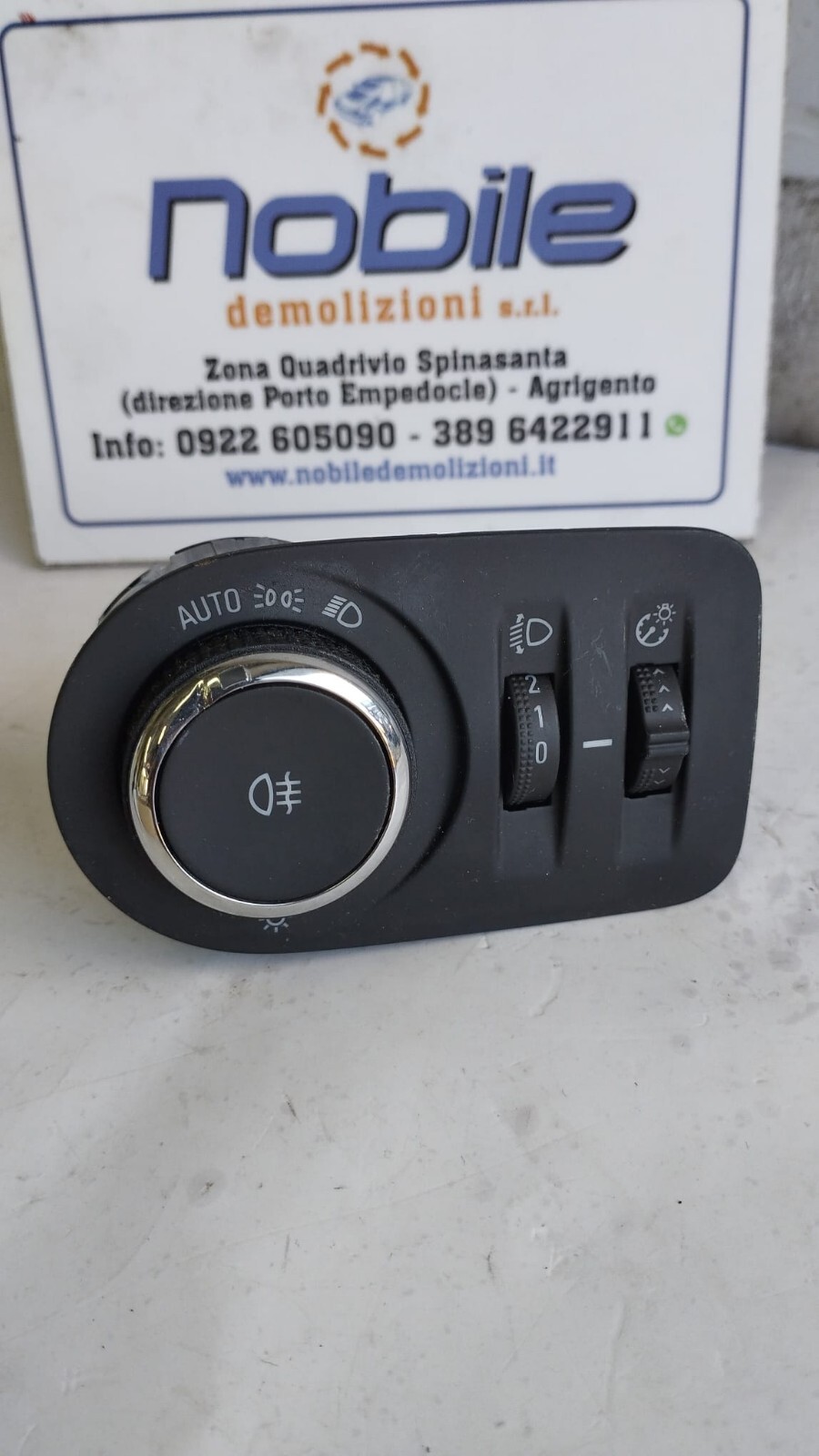 Interruttore Blocco Comando Luci (Opel) 98588036YX Usato