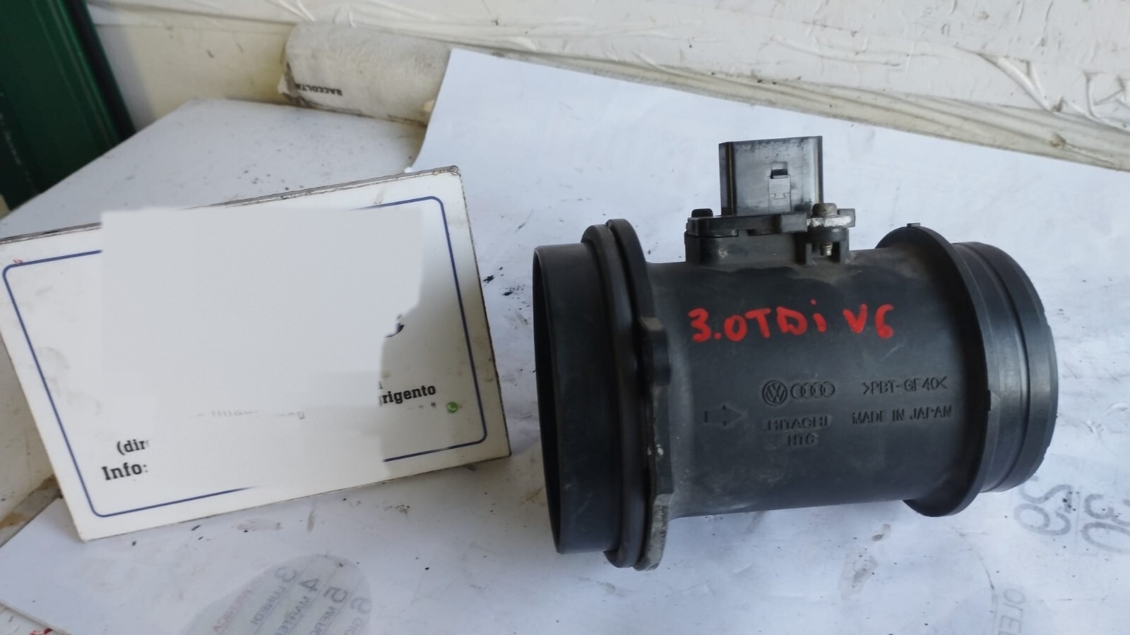 Flussometro/debimetro Volkswagen TOUAREG (7L) (12/02>05/10<) Usato
