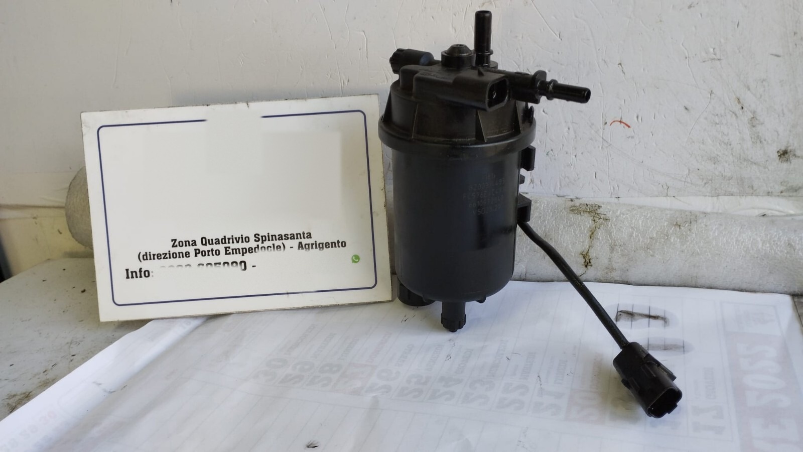 supporto filtro carburante - Immagine 1 di 8