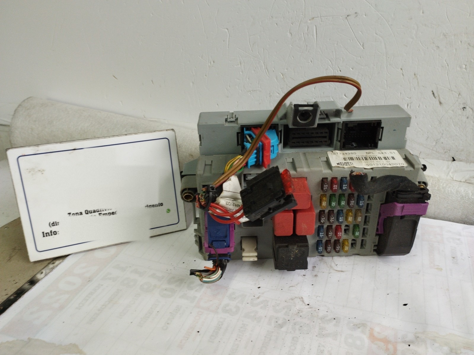 Body Computer (Lancia) 51734380 Usato