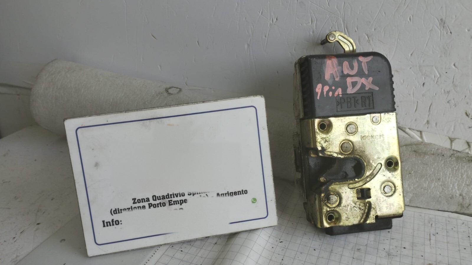 Serratura Porta Ant. Destro (Fiat) 9 PIN Usato