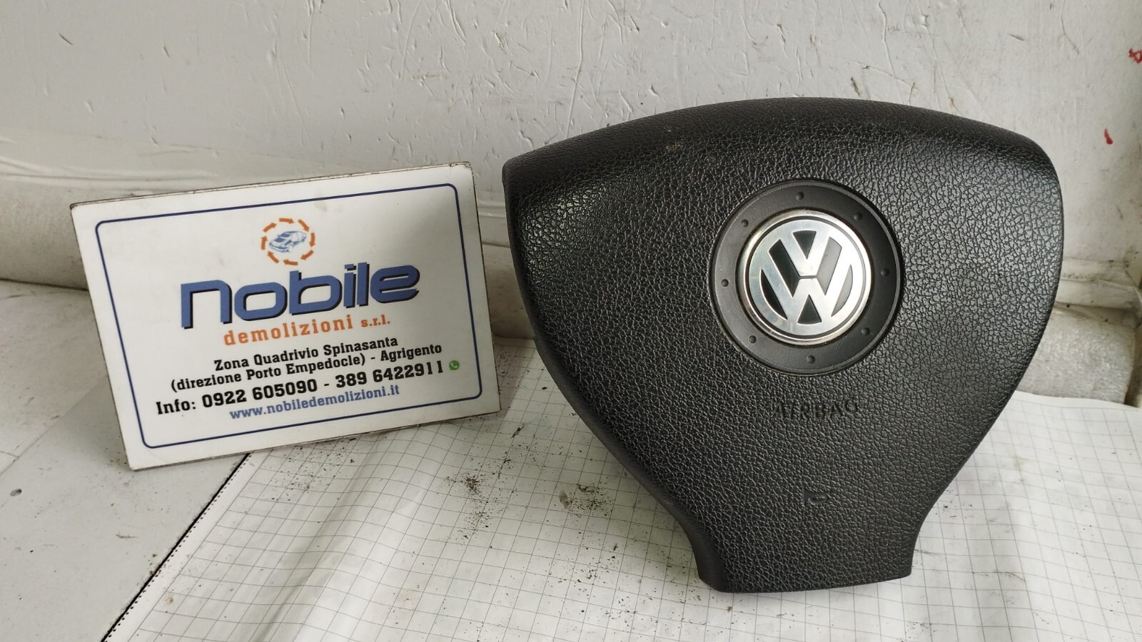 Dispositivo Airbag Lato Guida (Volkswagen) Usato