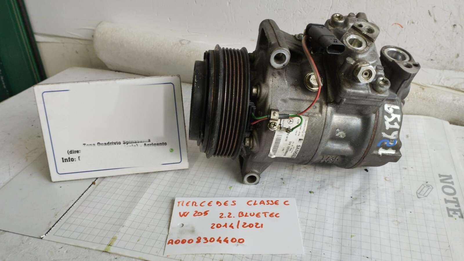 Compressore a/c - Immagine 1 di 8