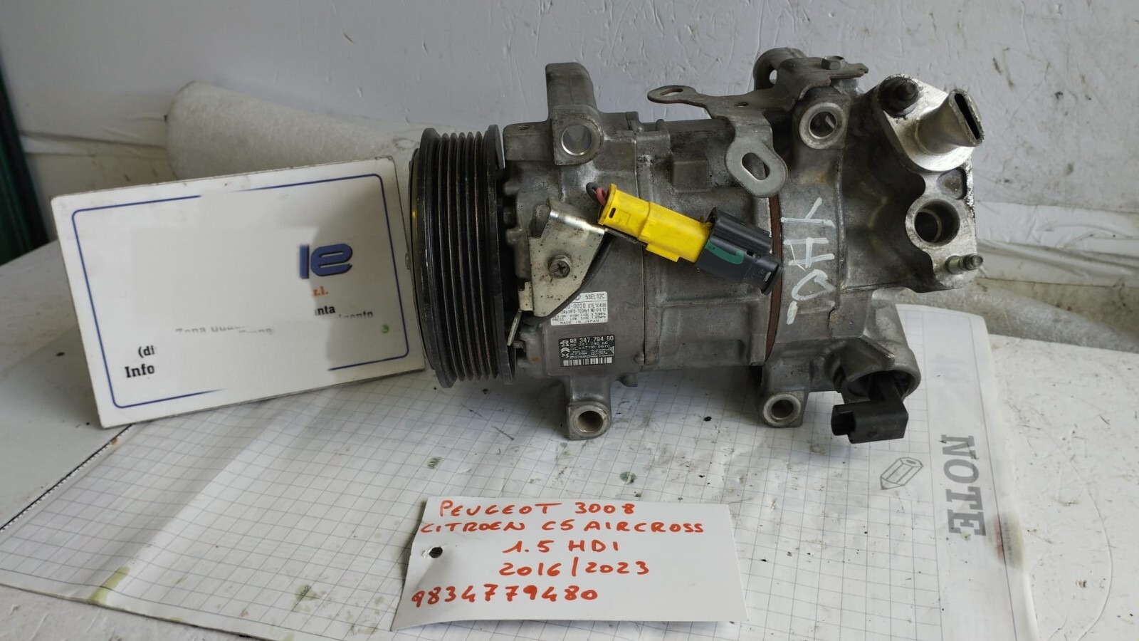 Compressore a/c - Immagine 1 di 9