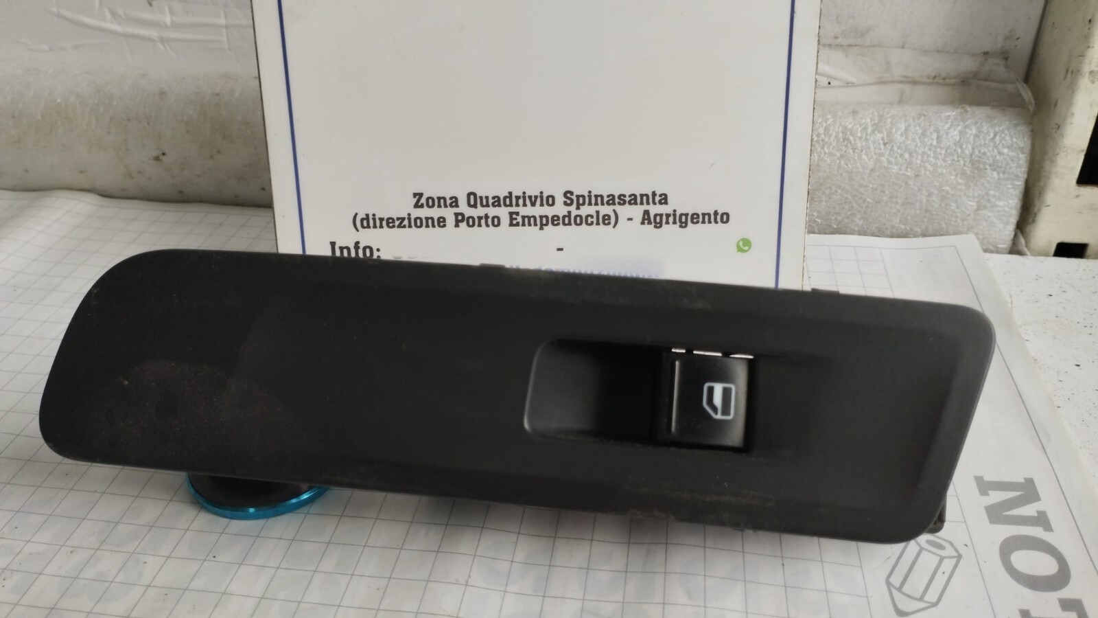 Interruttore alzacristalli porta ant. Destro - Immagine 1 di 6