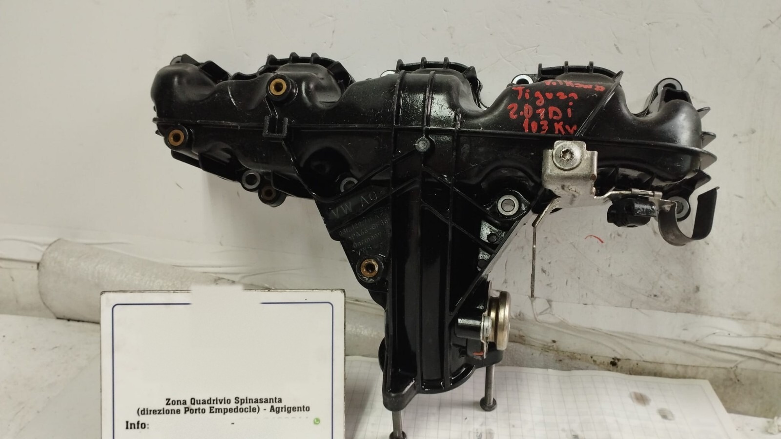 Collettore Aspirazione Volkswagen TIGUAN (5N) (10/07>10/11<) Usato