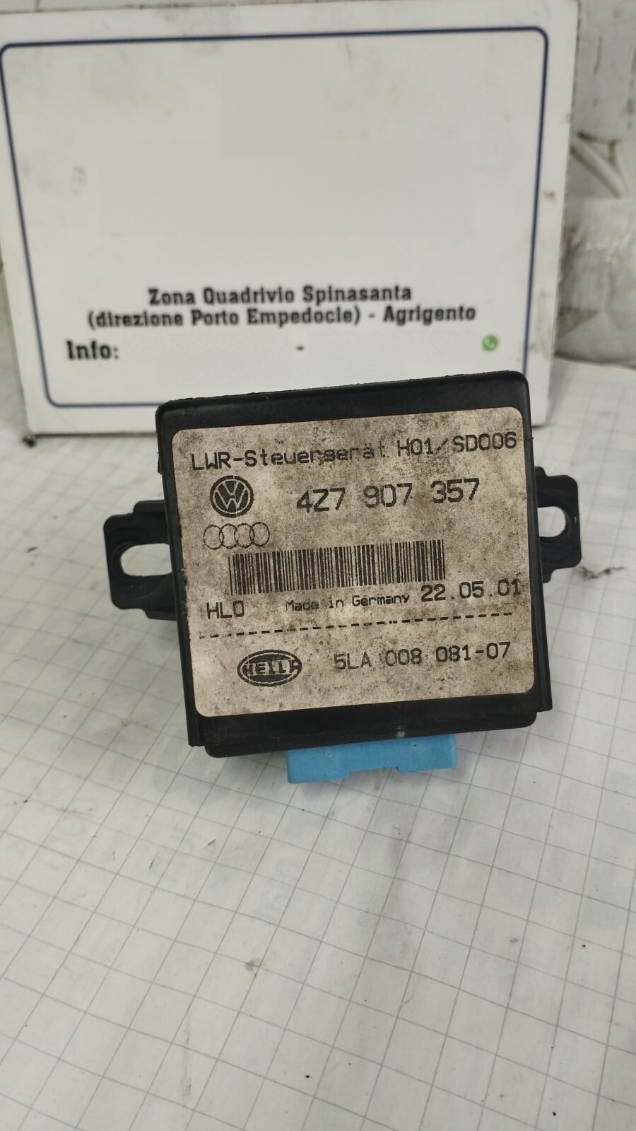 Centralina Modulo Controllo Fari Luci Audi A6 (4B) (09/97>12/01<) Usato