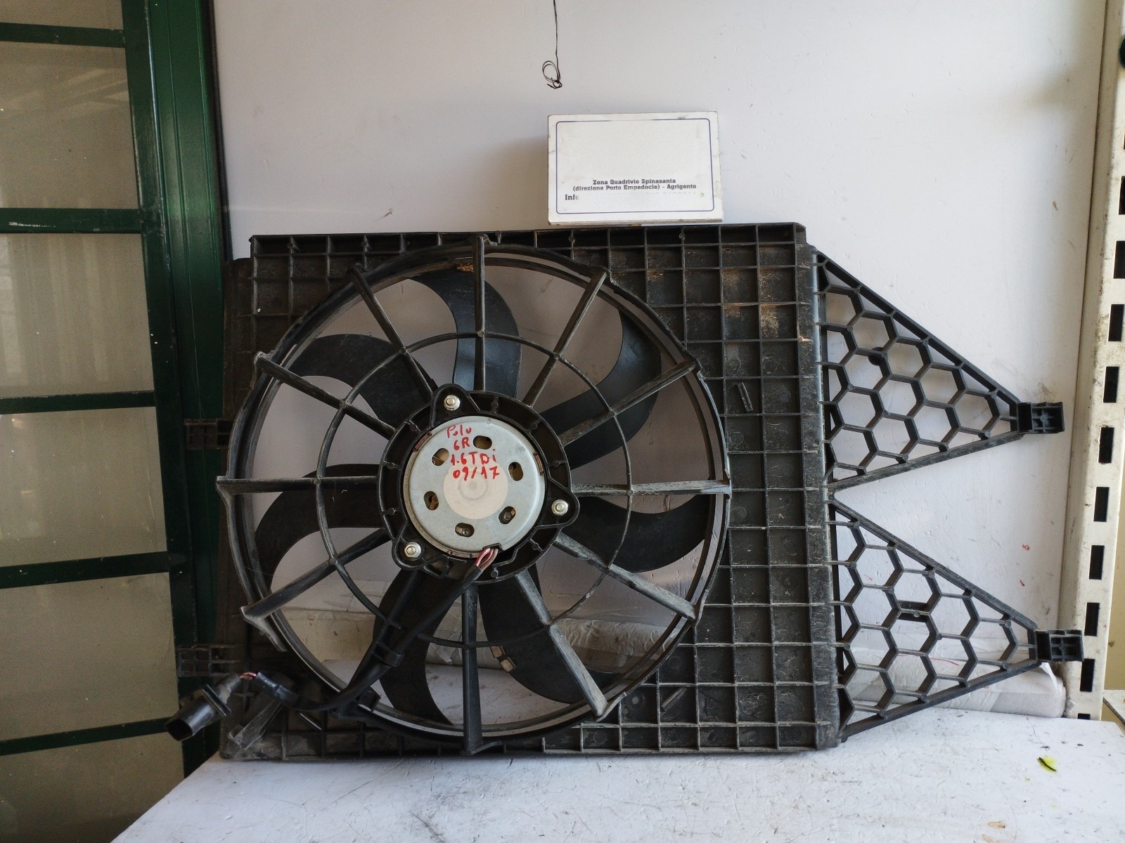 Elettroventola Volkswagen POLO (6R) (05/09>10/14<) Usato