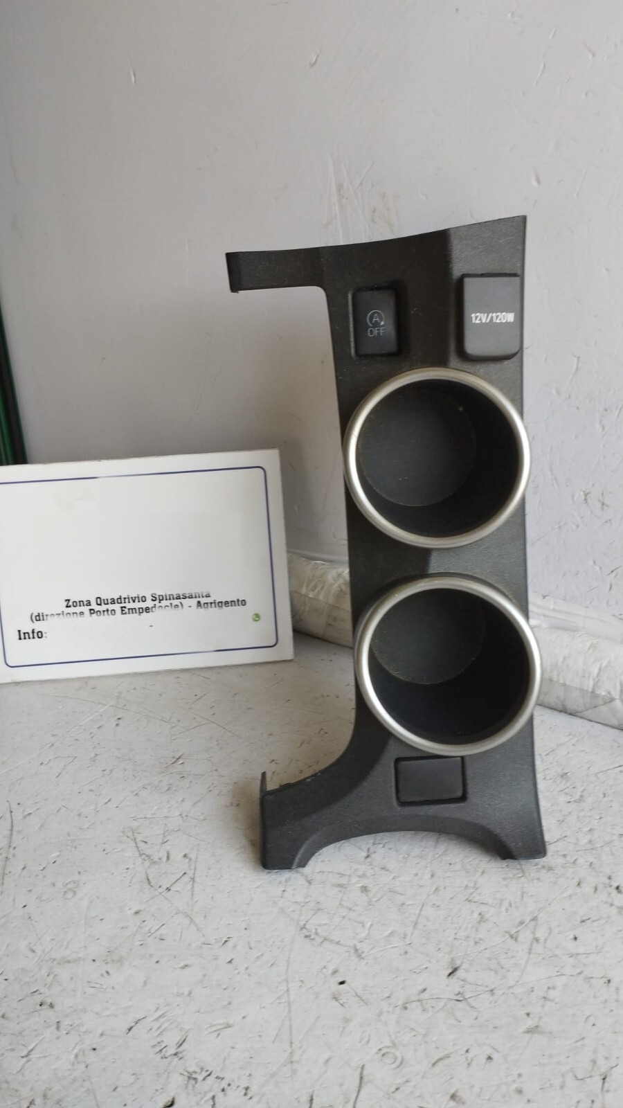 porta bevande porta bicchieri presa 12v - Immagine 1 di 11