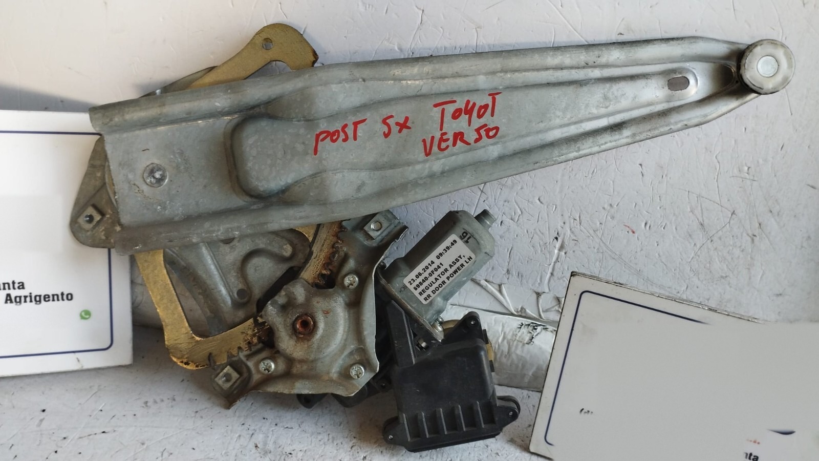 Motorino alzacristallo porta post. Sinistro - Immagine 1 di 9