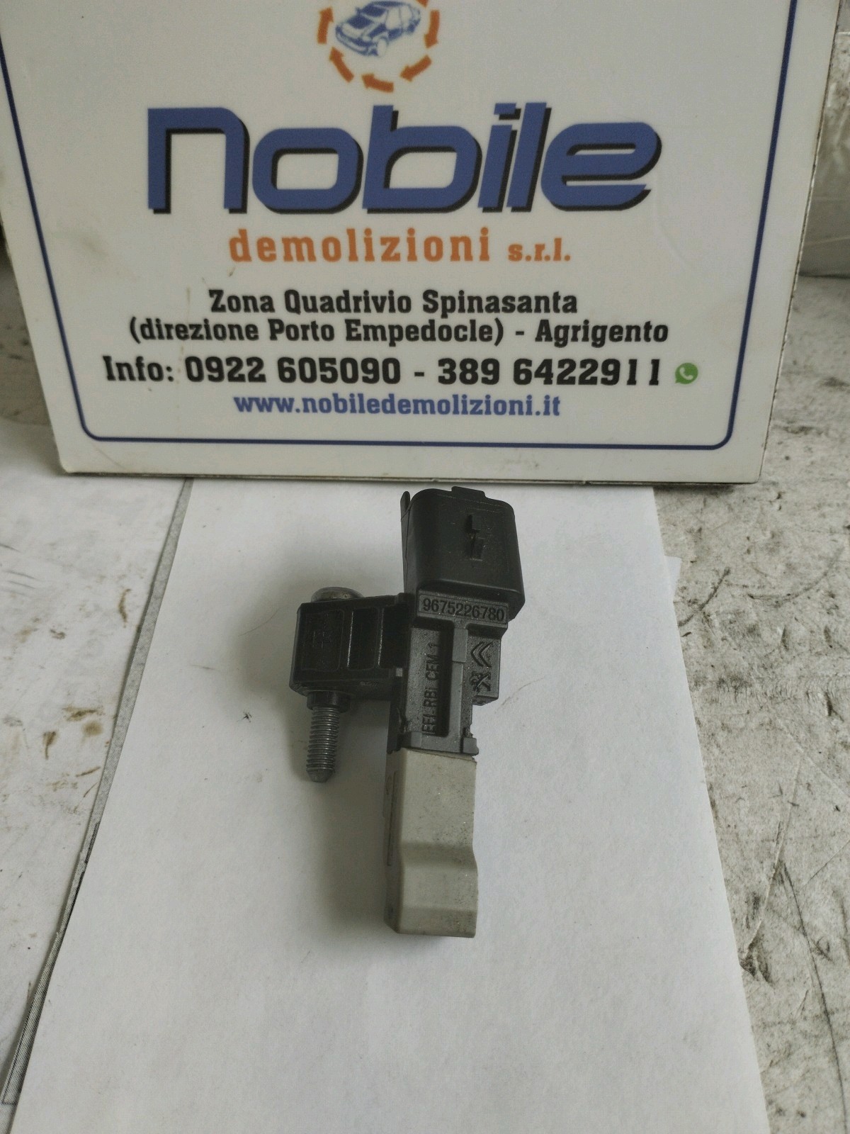 Sensore Giri Albero Motore (Opel) 9675226780 Usato