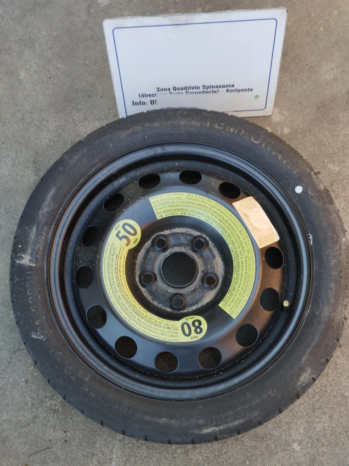 Ruota scorta completa - Immagine 1 di 11