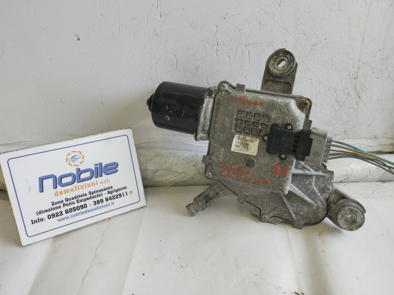Motorino Tergicristallo Anteriore Sinistro (Citroen) 53630317 Usato