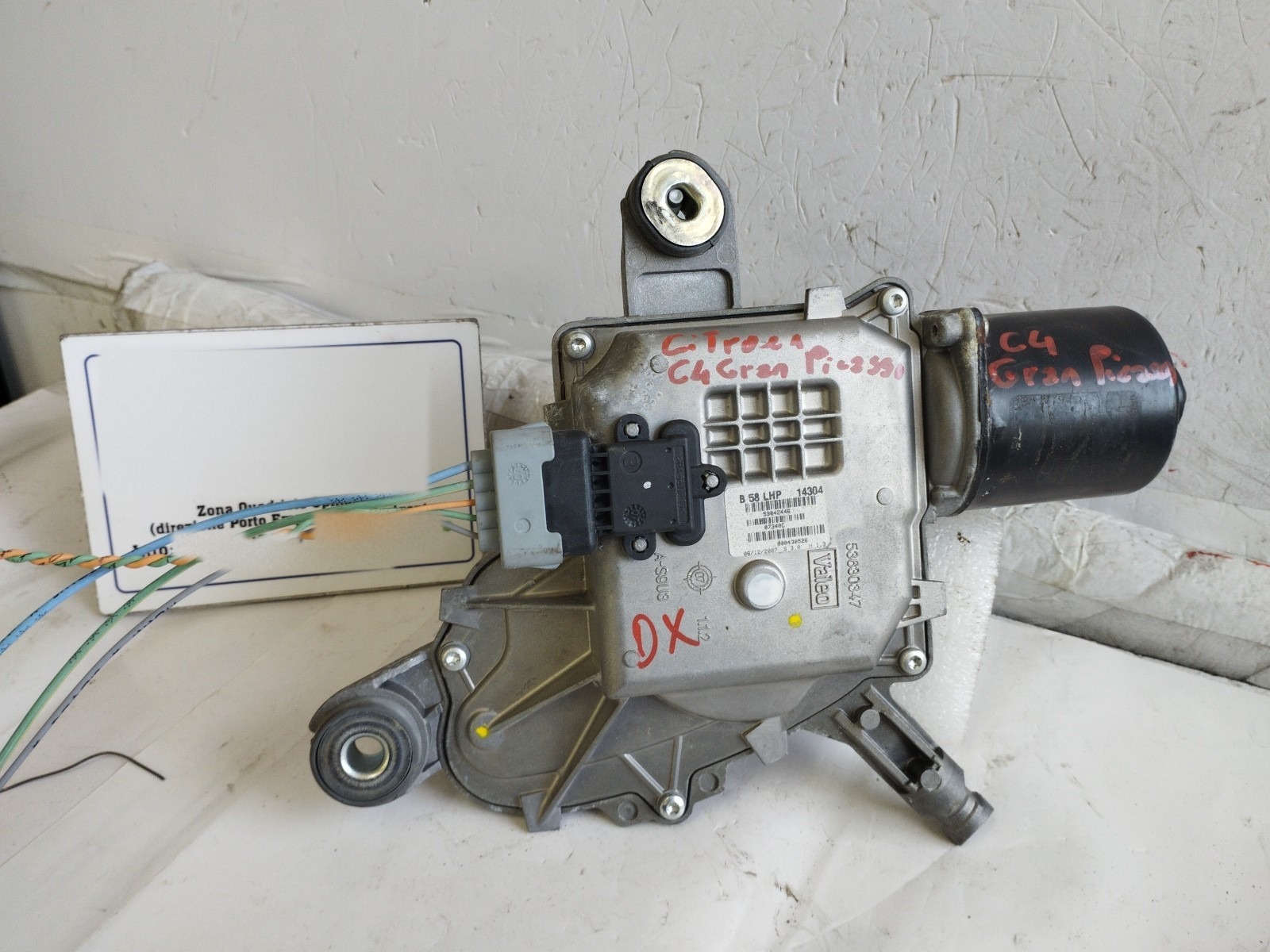 motorino tergicristallo anteriore destro - Immagine 1 di 8
