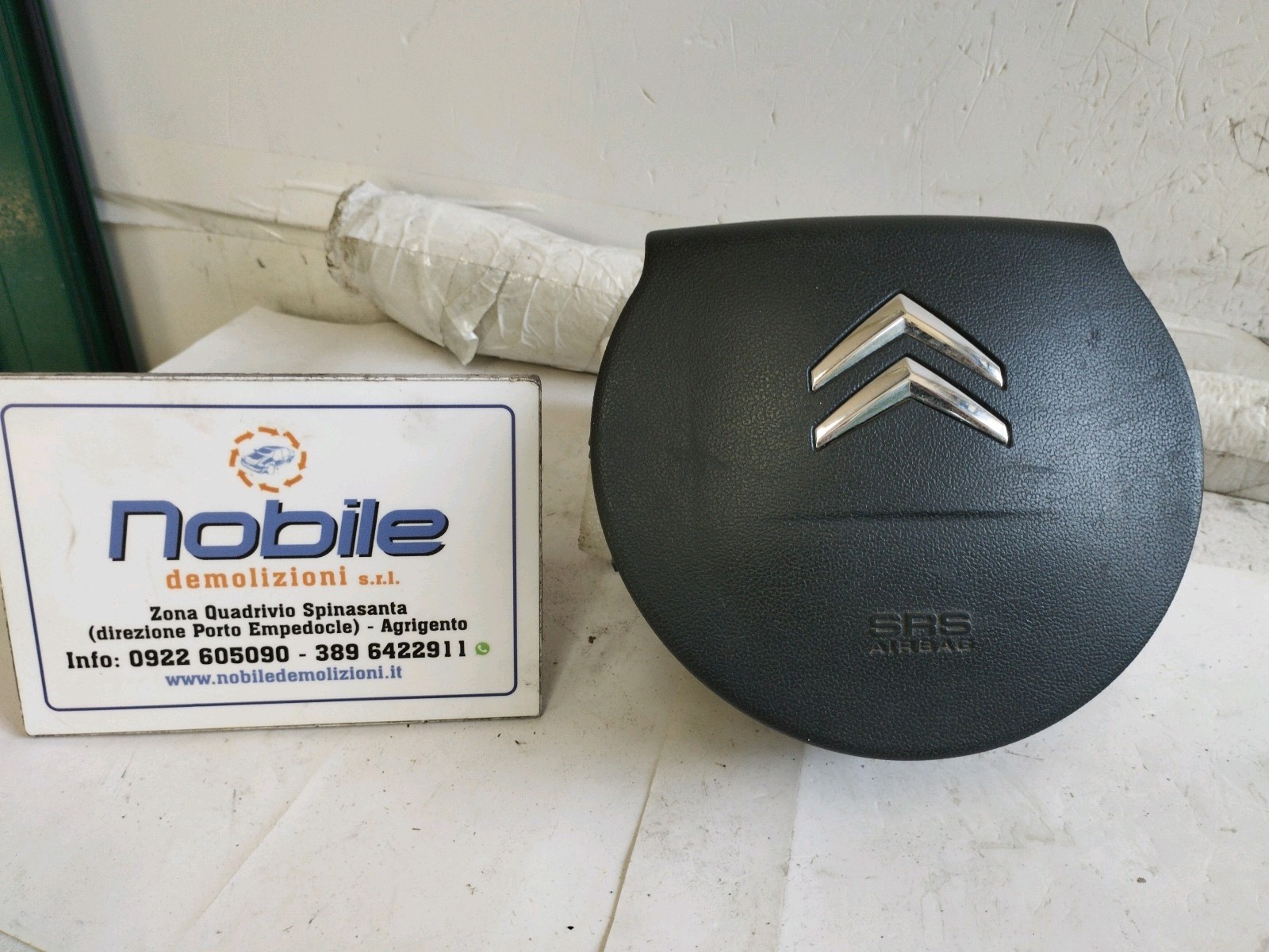 Dispositivo Airbag Lato Guida (Citroen) 96542463ZD Usato