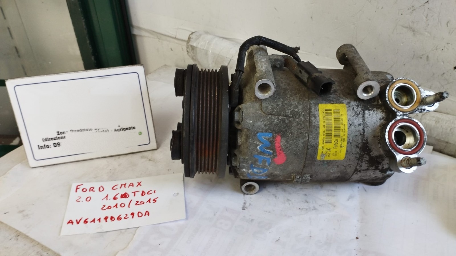 Compressore a/c - Immagine 1 di 9
