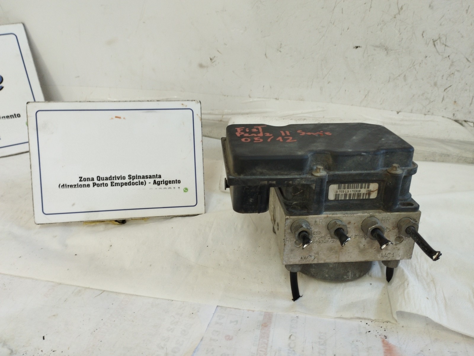 Centralina Abs Fiat PANDA (2Q) (09/03>12/10<) 0265232021 0265232021,51799595 Usato