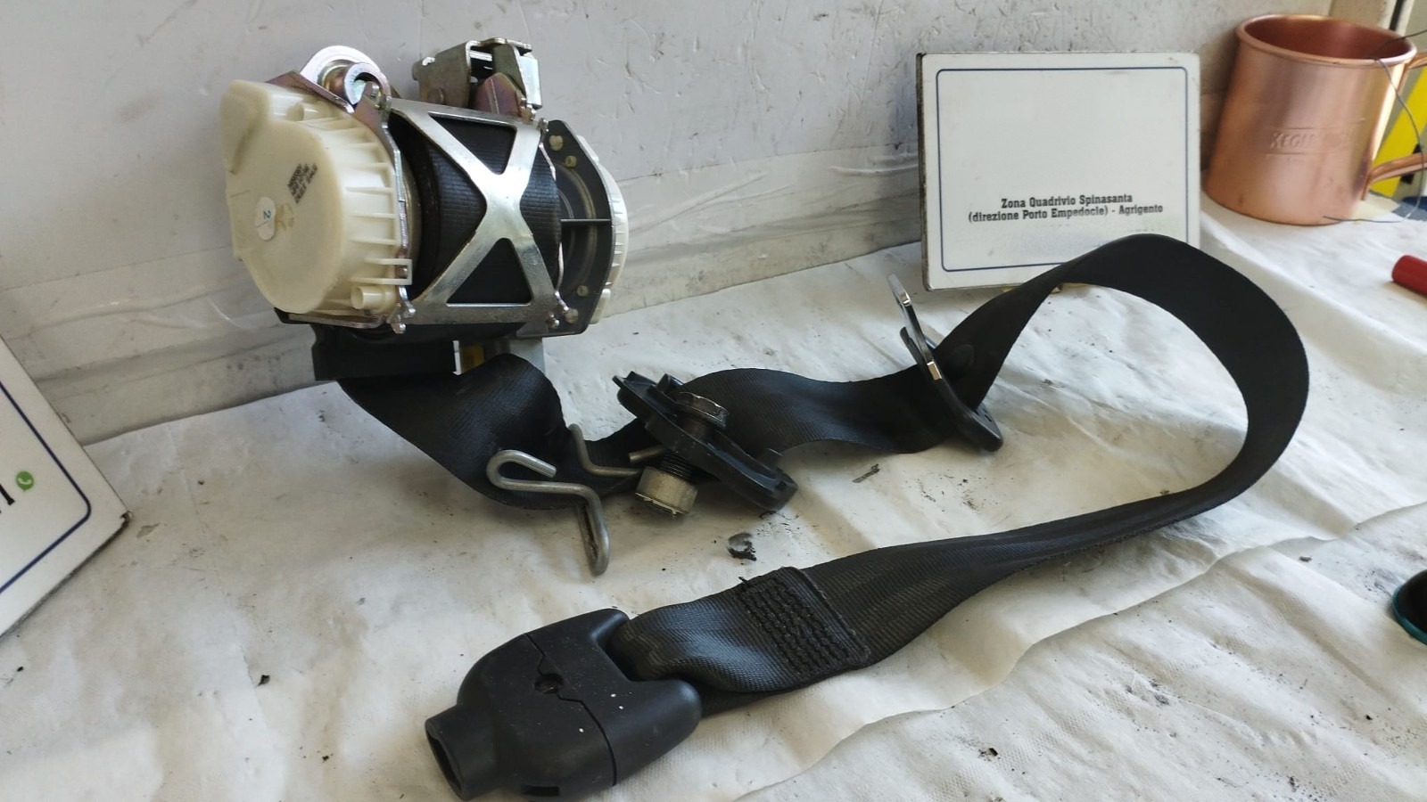 Cintura Di Sicurezza Ant. Destro Alfa Romeo GIULIETTA (X7) (03/10>10/13<) Usato