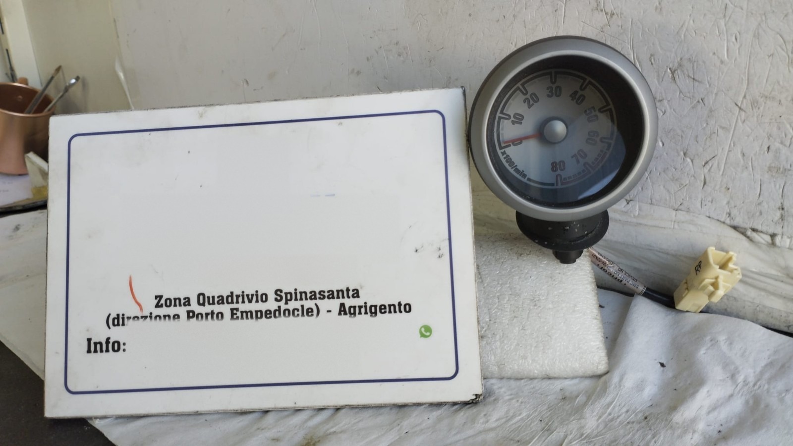 Quadro Strumenti Contagiri Opel AGILA (H08) (01/08>) Usato