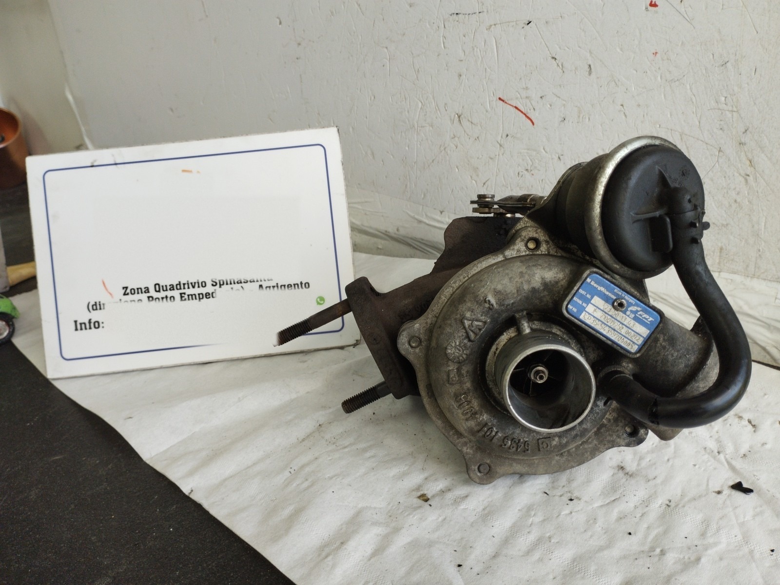 Turbocompressore Fiat GRANDE PUNTO (2Y) (06/05>12/08<) 735013430 735013430 Usato