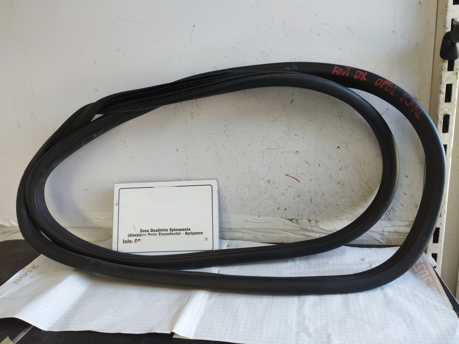 Guarnizione Porta Interno Destro (Opel) 42397849 Usato