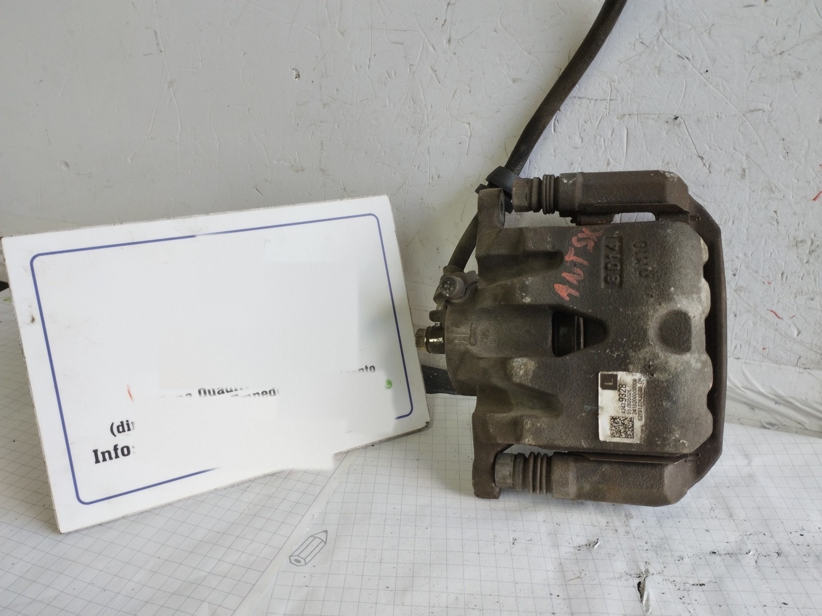 pinza freno con supporto anteriore sinistro - Immagine 1 di 10