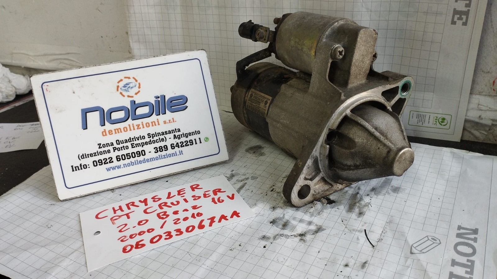 Motorino Avviamento (Chrysler) 05033067AA Usato
