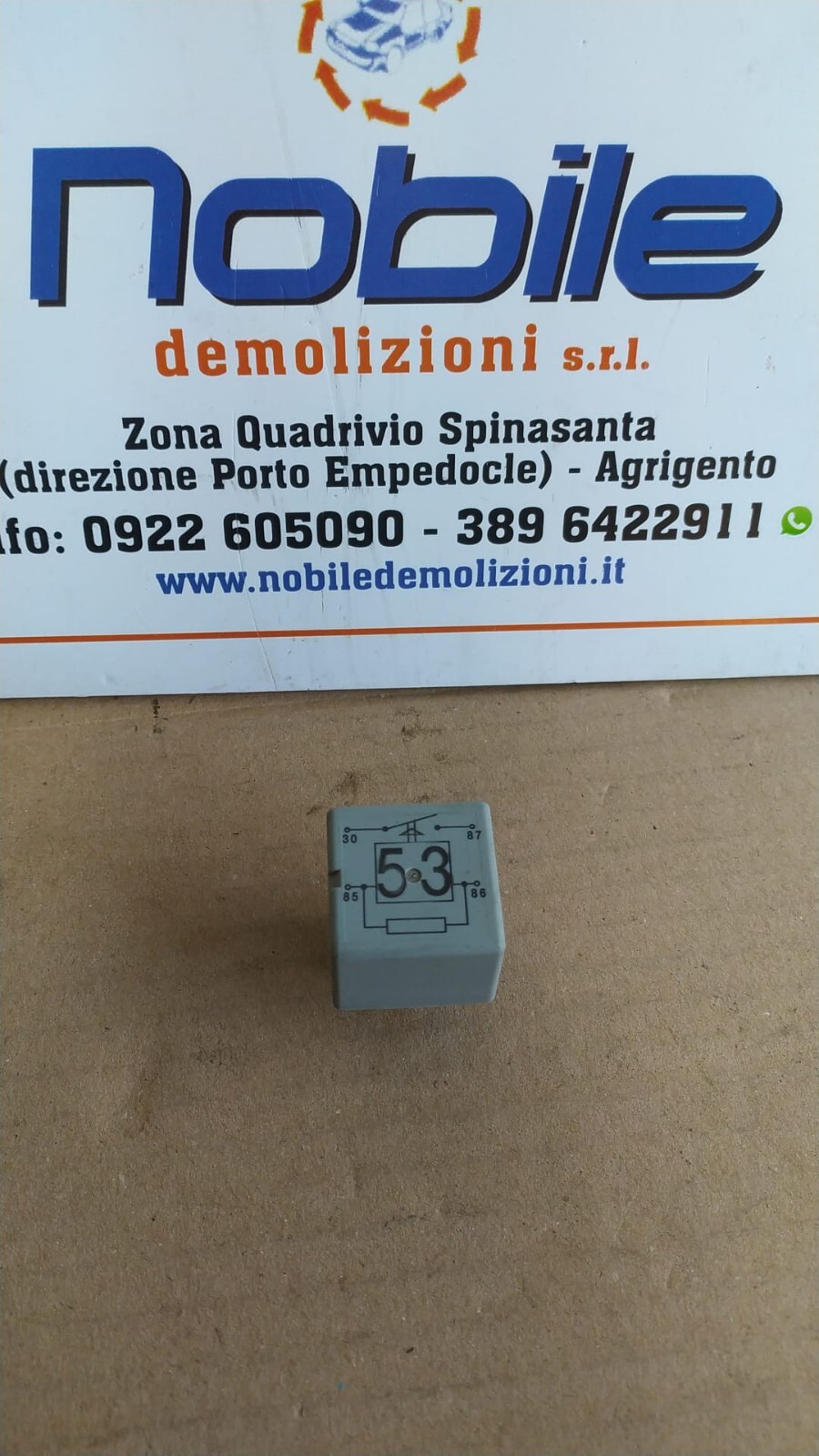 Rele' Modulo Di Controllo (Porsche) 141951253B Usato
