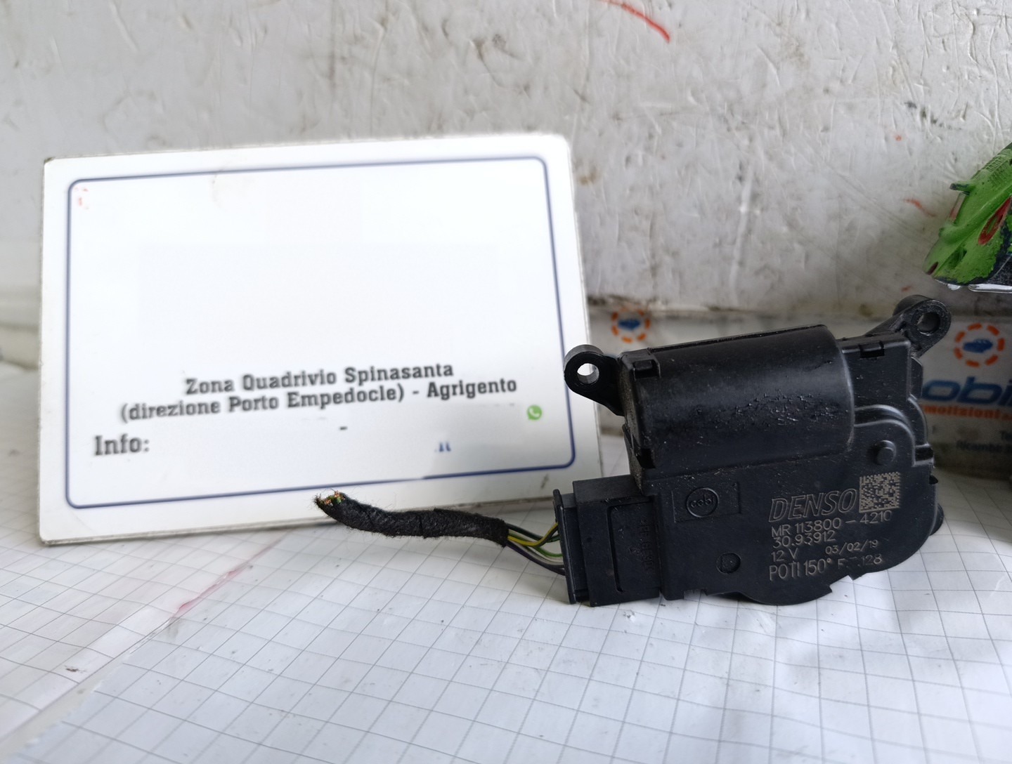 Motorino Riscaldatore A/c (Alfa Romeo) MR1138004210 Usato